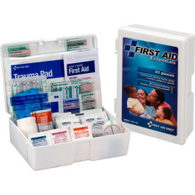 First Aid Only First Aid Kit 81 Piece Plastic Case FAO-130