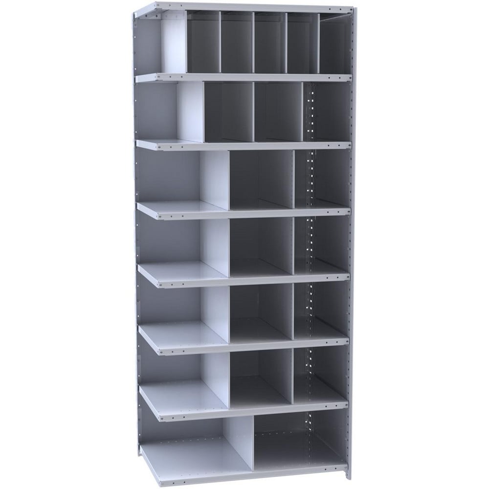 Bin Shelving, Bin Shelving Type: Clip Shelving , Shelf Construction: Solid , Shelf Type: Fixed , Shelf Capacity: 800 , Assembled: No  MPN:A5534-12HG