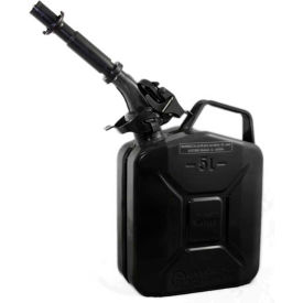 Wavian Jerry Can w/Spout & Spout Adapter Black 5 Liter/1.32 Gallon Capacity - 3027 3027