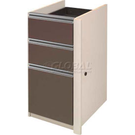 Bestar® Pedestal Without Top (Unassembled) - Slate & Sandstone - Connexion Series 93621-1159