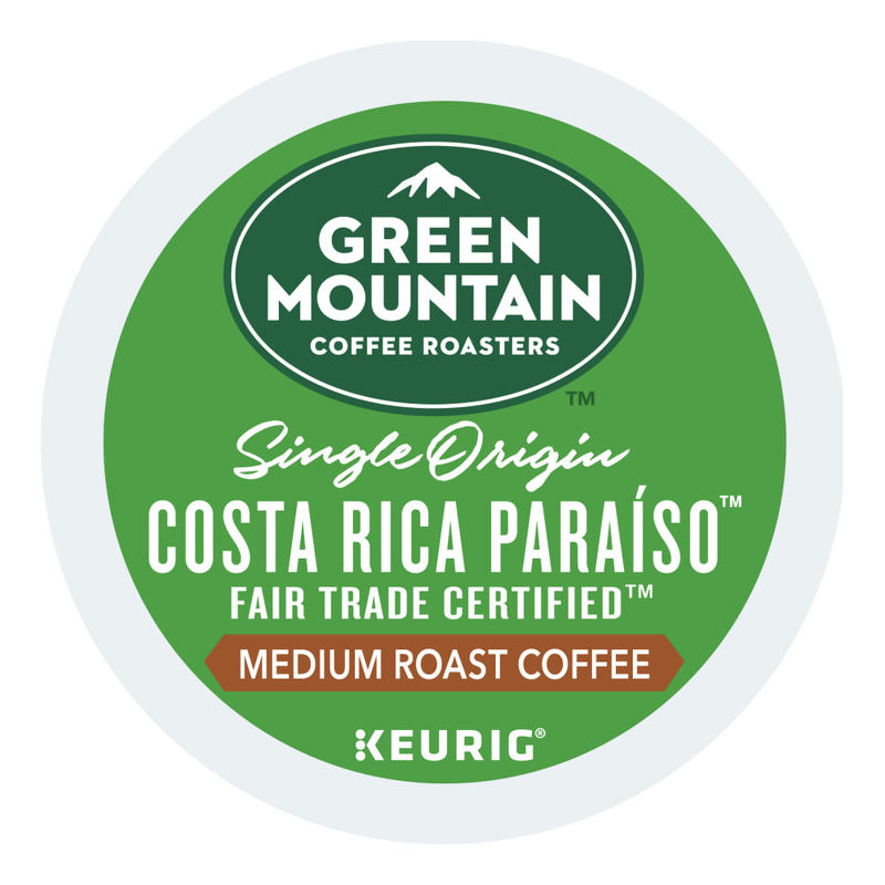 Green Mountain Coffee Single-Serve Coffee K-Cup Pods, Costa Rica Para so, Carton Of 24 (Min Order Qty 4) MPN:5000340477