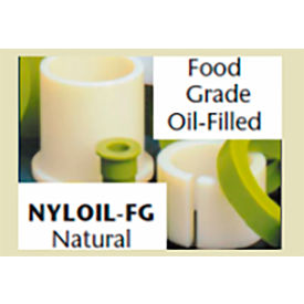 Professional Plastics Natural Nyloil FG Food Grade Rod 2.5