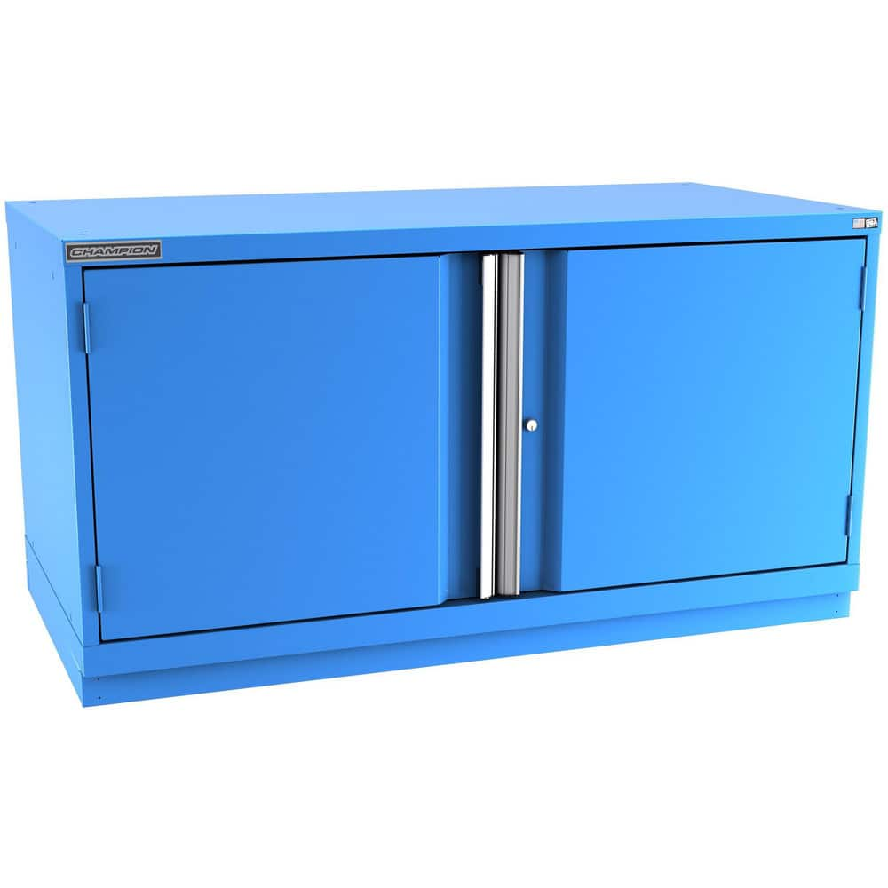 Storage Cabinets, Cabinet Type: Welded Storage Cabinet , Cabinet Material: Steel , Width (Inch): 56-1/2 , Depth (Inch): 22-1/2 , Cabinet Door Style: Solid  MPN:DS1202FDIL-BB