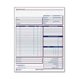 Adams® Job Invoice Unit Set 2-Part Carbonless 8-1/2