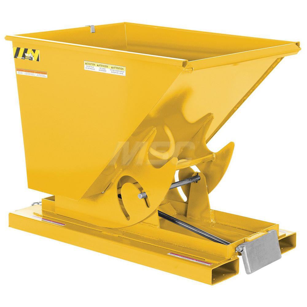 Stationary Tilt Hopper: 4,000 lb Capacity, 34