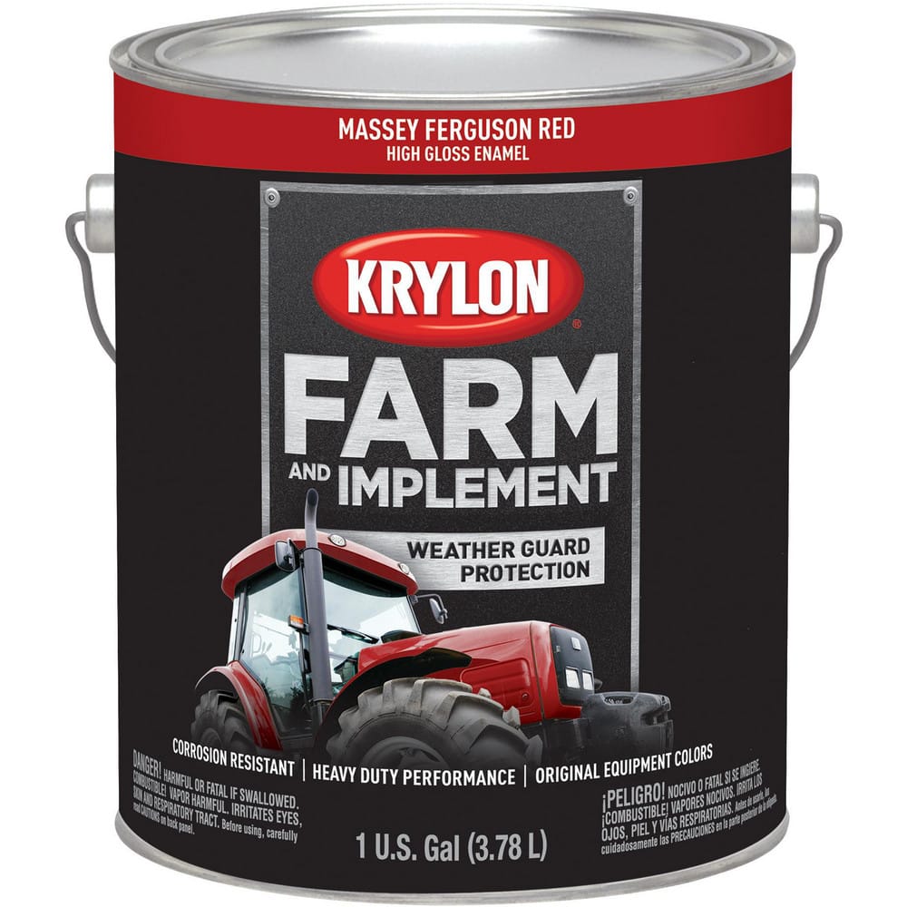 Paints, Product Type: Brush-On , Color Family: Red , Color: Massey Ferguson Red , Finish: High-Gloss , Applicable Material: Wood, Metal  MPN:K01968008