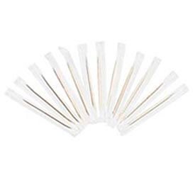 Royal RPPRIW15 Cello-Wrapped Wooden Toothpicks Natural Plain 15000/Carton RPP RIW15