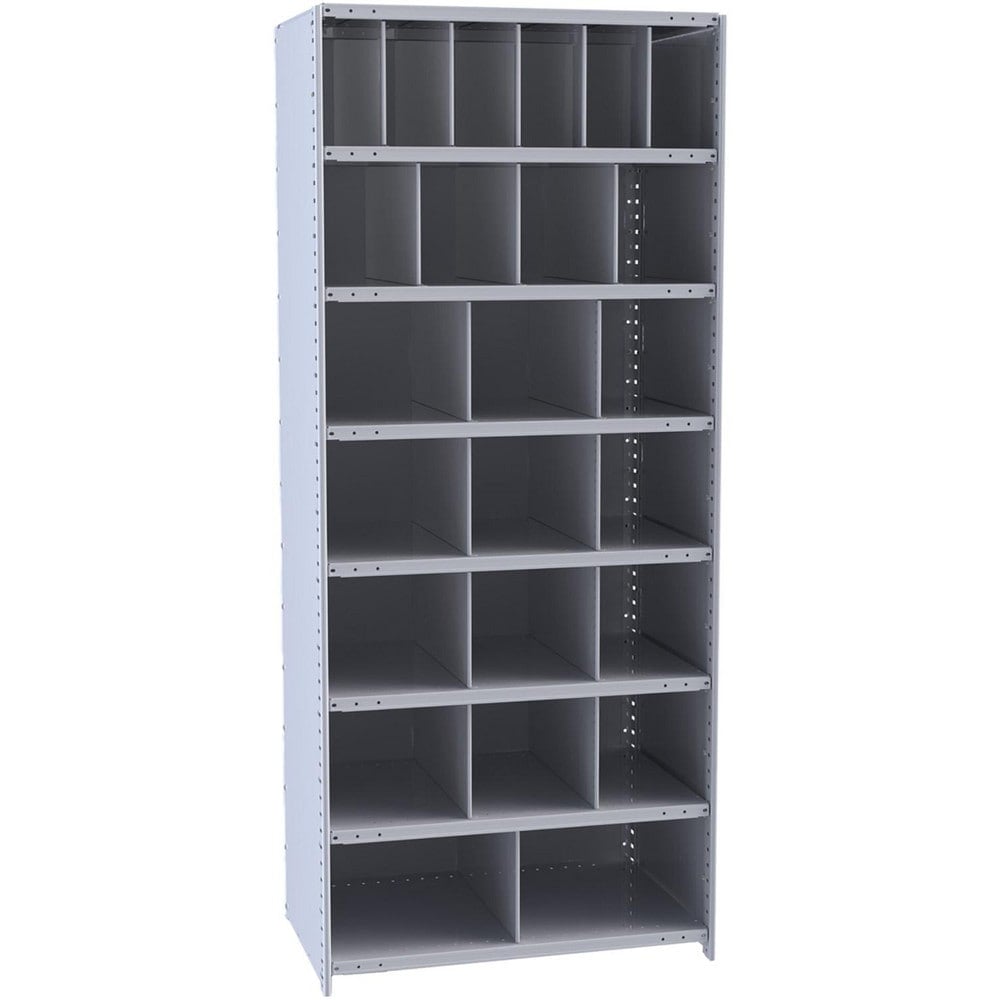 Bin Shelving, Bin Shelving Type: Clip Shelving , Shelf Construction: Solid , Shelf Type: Fixed , Shelf Capacity: 800 , Assembled: No  MPN:5534-12HG