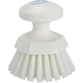 Vikan 38855 Round Hand Brush- Stiff White 38855