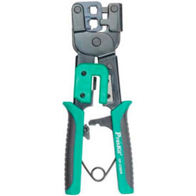 Eclipse Tools 300-063 Ratcheted Modular Plug Crimper For Use W/6 & 8 Position Plugs Gray/Blue 300-063