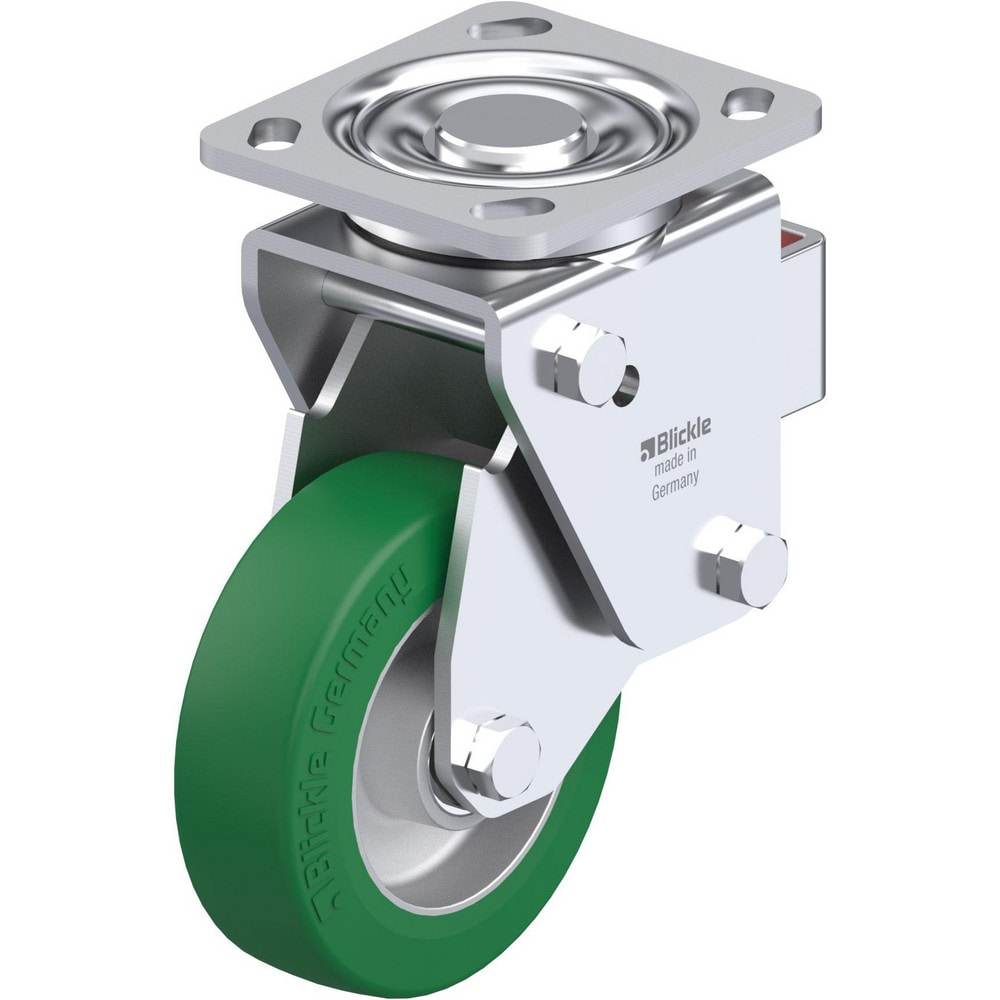 Top Plate Casters, Mount Type: Plate , Number of Wheels: 1.000 , Wheel Diameter (Inch): 4 , Wheel Material: Synthetic , Wheel Width (Inch): 1-3/16  MPN:869396