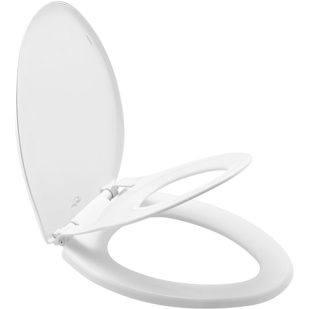 Toilet Seats, Type: Standard, Closed , Style: Elongated , Material: Plastic , Color: White , Outside Width: 14.125in (Inch) MPN:1881SLOW 000