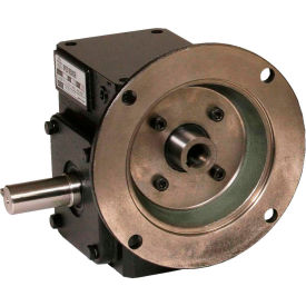 Worldwide HdRF237-60/1-L-56C Cast Iron Right Angle Worm Gear Reducer 601 Ratio 56C Frame HdRF237-60/1-L-56C