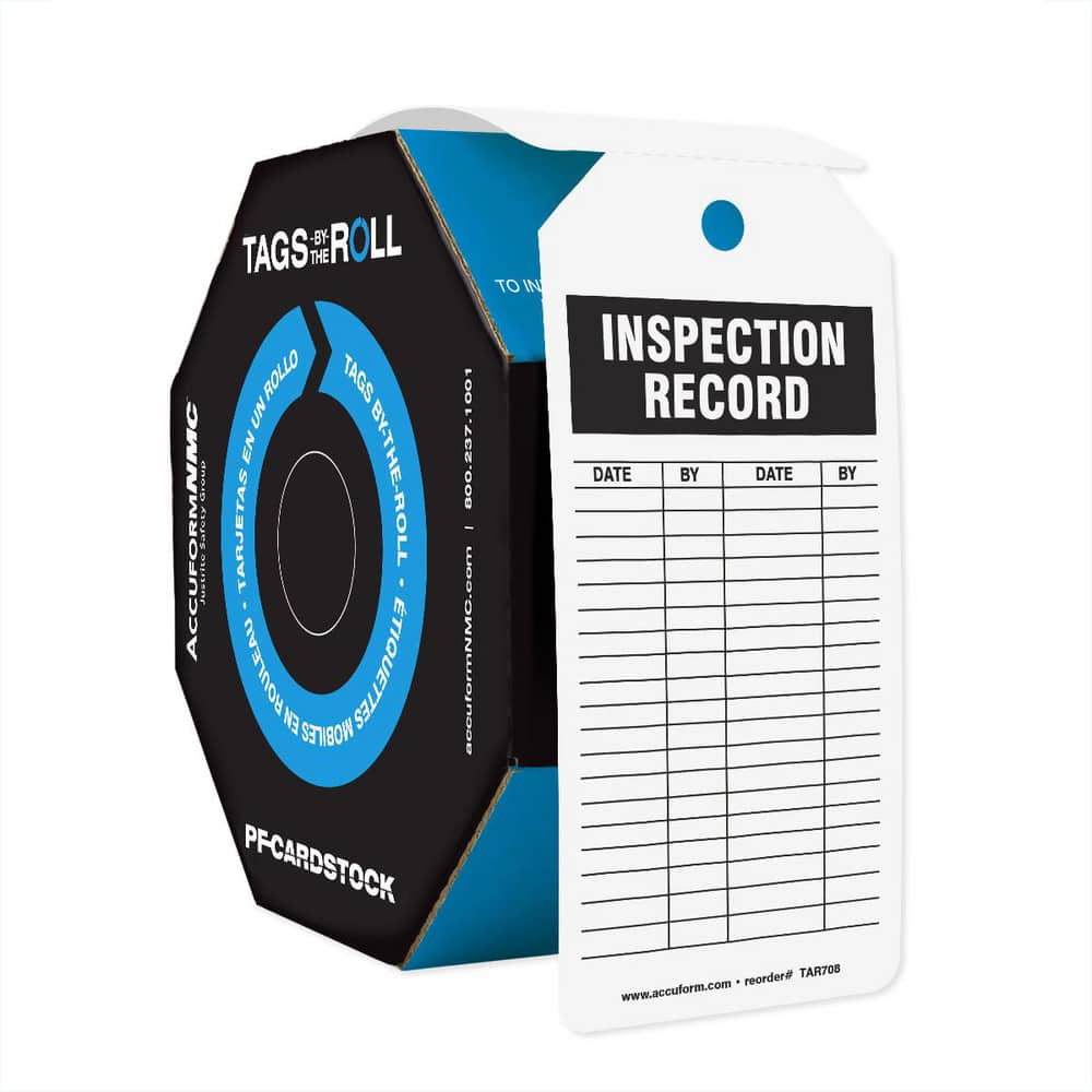 Inspection Tag: Rectangle, 6-1/4