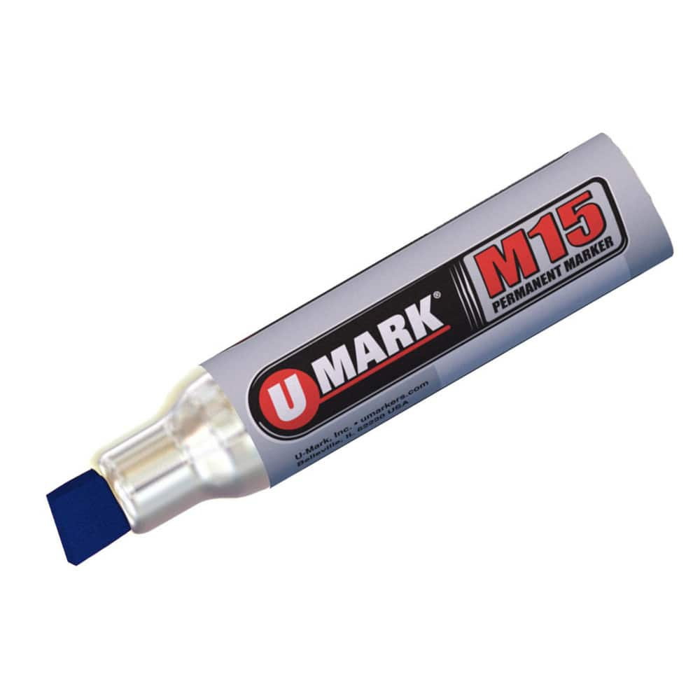 Markers & Paintsticks, Marker Type: Ink Marker, Tip Shape: Chisel, Color: Blue, Ink Type: Alcohol Base, Tip Type: Broad, Chisel, For Use On: Wood, Glass MPN:11502