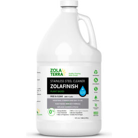 ZolaTerra® Stainless Steel Cleaner For Commercial Kitchens Gallon Bottle 4 Bottles ZT-SSC-JAW-001GA-04