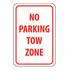 Aluminum Sign -  No Parking Tow Zone - .063