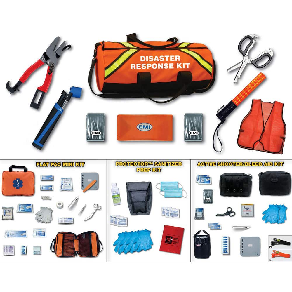 Emergency Prep Kits, Kit Type: Disaster Response Kit , Container Material: Nylon , Overall Length: 27.00 , Overall Height: 12  MPN:529