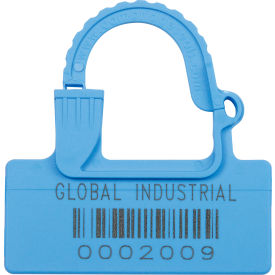 GoVets™ One Piece Padlock Seal Med Blue 100/Pack 484BL670