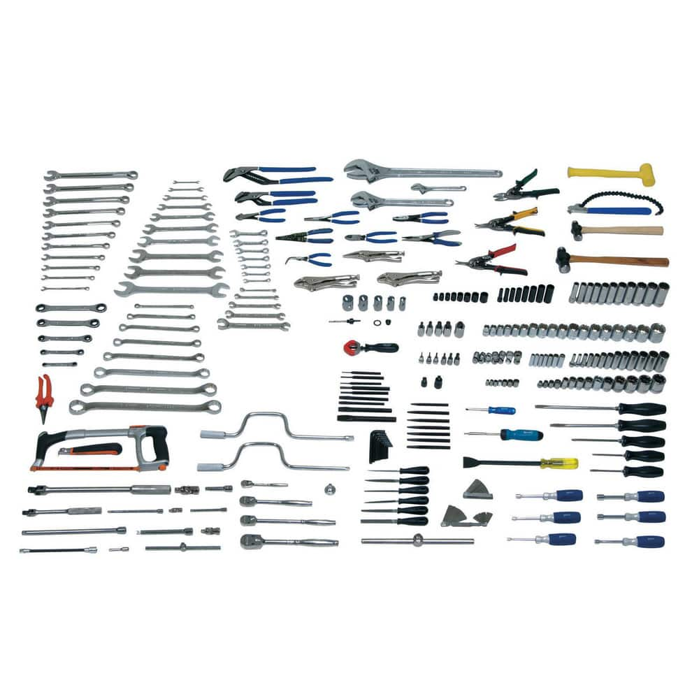 Combination Hand Tool Sets, Set Type: Advanced Maintenance , Number Of Pieces: 245 , Measurement Type: Inch & Metric , Drive Size: 1/4, 3/8, 1/2  MPN:JHWADVMNTTB