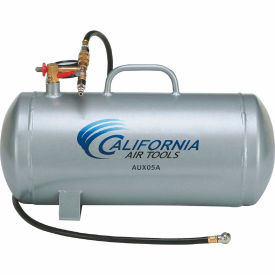 California Air Tools AUX05A 5 Gallon Lightweight(Rust Free) Portable Aluminum Air Tank Horizontal CAT-AUX05A