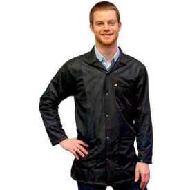 Transforming Technologies ESD 3/4 Length Jacket Snap Cuff Black 2XL JKC 9026SPBL