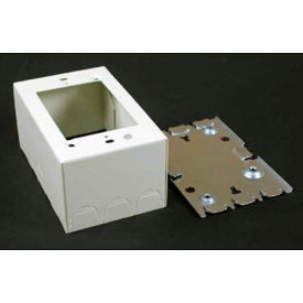 Wiremold 5744wh 1-Gang Extra Deep Switch & Receptacle Box White 4-5/8