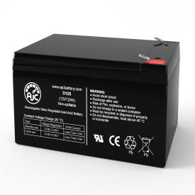AJC® Para Systems Minuteman B00009 UPS Replacement Battery 12Ah 12V F2 AJC-D12S-M-4-122599