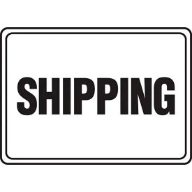 AccuformNMC™ Shipping Delivery Location Sign Plastic 14