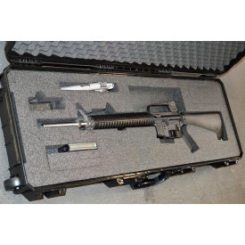 Quick Fire Carbine Case With Pistol Slot QF640BK Watertight 46-5/8