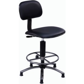 Interion® Office Stool - Vinyl - 17