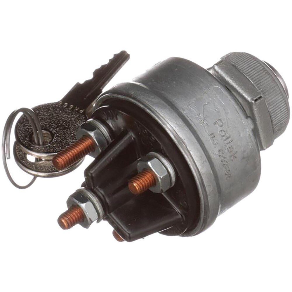 Automotive Switches, Switch Type: Ignition Switch-12v , Number Of Connections: 4 , Contact Form: 10-32 Stud , Sequence: ACC-Off-On/ACC-Start , Amperage: 30  MPN:31-106P