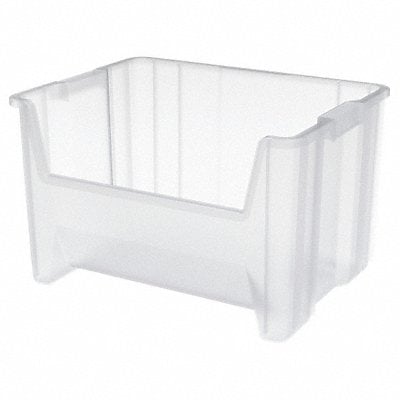 F8828 Stacking Bin Clear Plastic 12 7/16 in MPN:13017SCLAR