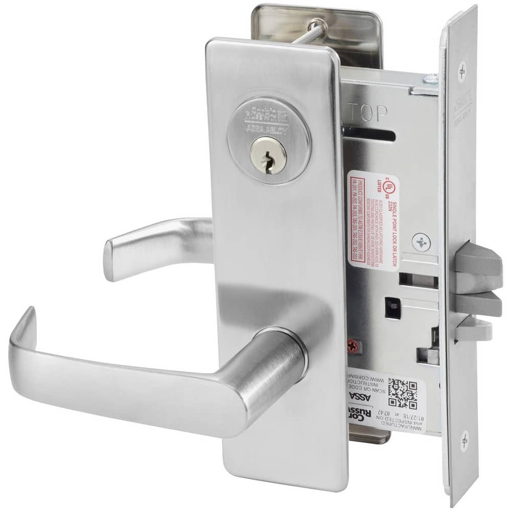 Lever Locksets, Lockset Type: Storeroom , Key Type: Keyed Different , Back Set: 2-3/4 (Inch), Cylinder Type: Conventional , Material: Metal  MPN:ML2057 NSM 626