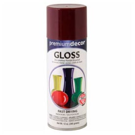 Premium Dcor Decorative Gloss Enamel 12 oz. Aerosol Can Shutter Red - 705267 705267