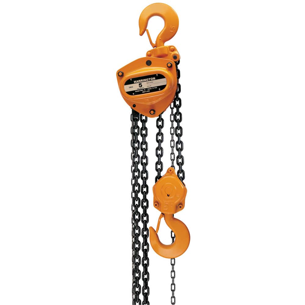 Manual Hoists-Chain, Rope & Strap, Hoist Type: Hand Chain , Lift Mechanism: Chain , Lifting Material: Chain , Work Load Limit: 10000 , Capacity (Lb.): 10000  MPN:M3CB050-SC-20