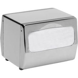 Tabletop Napkin Dispenser Two Sided Fullfold S/S W/Chrome Finish H4001XC