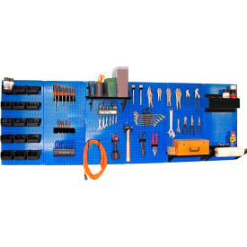 Wall Control Pegboard Master Workbench Kit Blue/Black 96