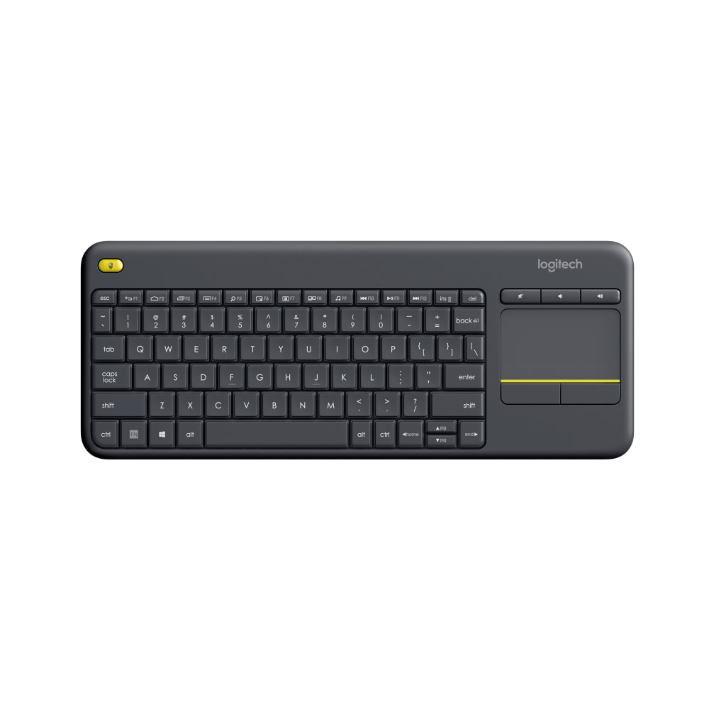 Logitech K400 Plus Wireless Touch Keyboard, Black, 920-007119 (Min Order Qty 2) MPN:920-007119