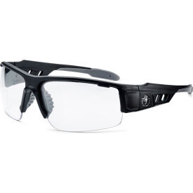 Ergodyne® Skullerz® DAGR-AFAS Half Frame Safety Glasses Clear Lens Matte Black Frame 52005