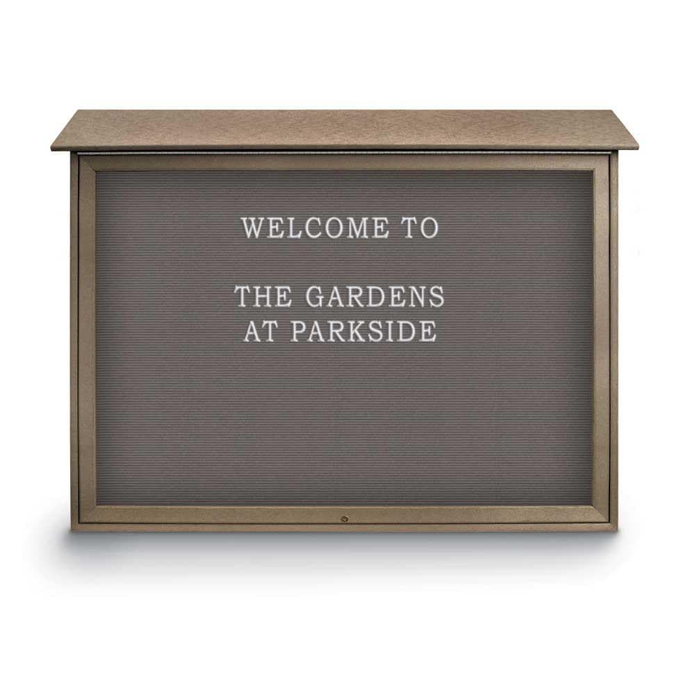 Enclosed Letter Board: 52