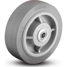 Colson® 2 Series Wheel 5.00006.459 WS - 6 x 2 Performa Rubber 1/2 Roller Bearing - Gray 5.00006.459 WS