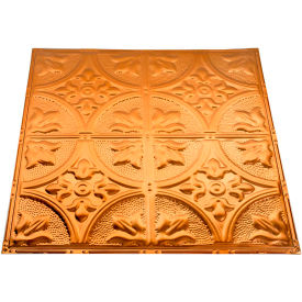 Great Lakes Tin Jamestown 2' X 2' Lay-in Tin Ceiling Tile in Copper - Y51-08 Y51-08