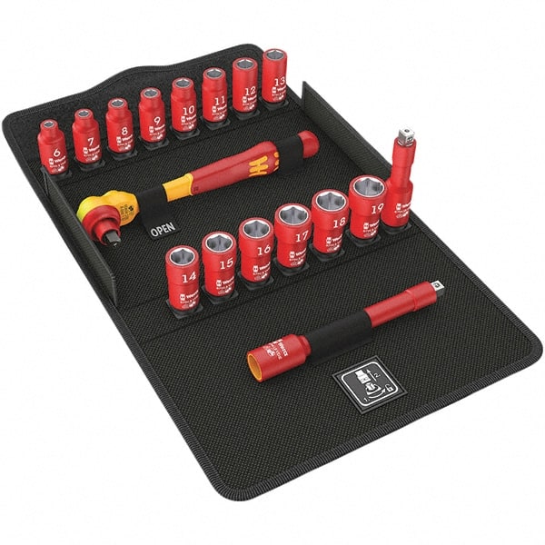 Deep Impact Insulated Pass Through Standard Thin Wall & Universal Socket Set: 17 Pc MPN:05004970001