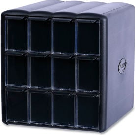 FLAVIA® Four Column Merchandiser 12 Compartments Black 25200002