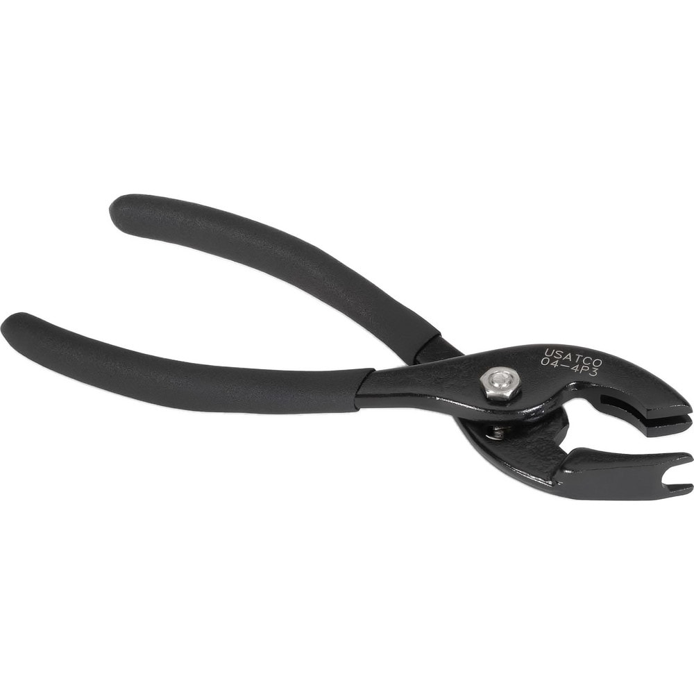 Bent Nose Pliers, Jaw Texture: Ground , Jaw Length: 1.2in , Jaw Width: 1.2in , Jaw Bend: 30 , Handle Type: Cushion Grip  MPN:ATI044P3