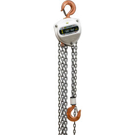 OZ Lifting Products Spark Resistant Manual Chain Hoist 2 Ton Capacity 10' Lift OZSR020-10CH