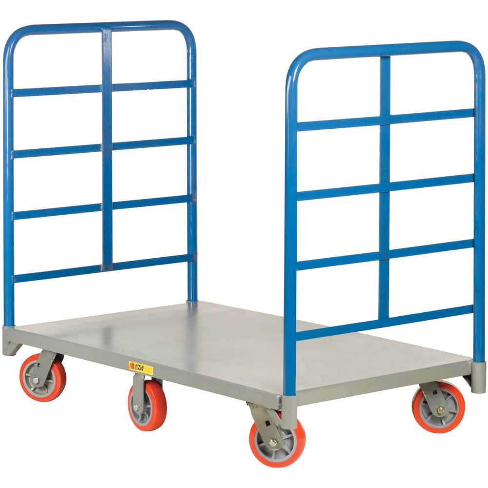 Bar, Panel & Platform Trucks, Type: Double End Rack Platform Truck , Load Capacity (Lb. - 3 Decimals): 3600.000 , Body Material: Steel , Height (Inch): 45  MPN:DR6W-2460-6PY