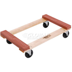 GoVets™ Hardwood Dolly with Rubber Bumpered Ends Deck 30 x 18 1200 Lb. Capacity 168B952