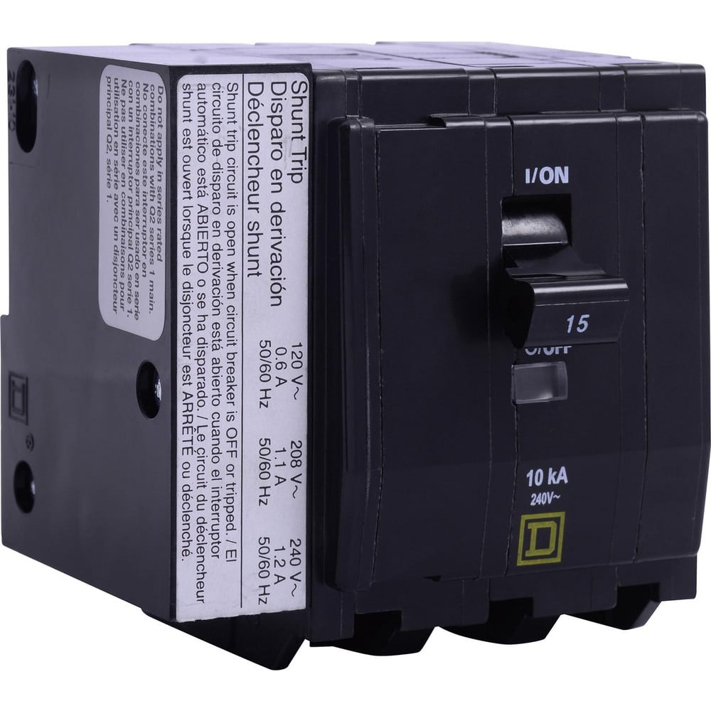 Circuit Breakers, Circuit Breaker Type: Miniature Circuit Breaker , Amperage: 25 , Voltage: 120/240V , Wire Size (AWG): 14-8 , Number Of Poles: 3  MPN:QOB325VH1021